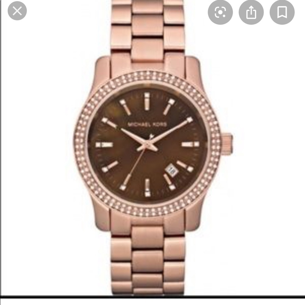Michael Kors Women’s Rose Gold Large Face Watch